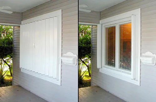 46" x 34.25" Folding Security Shutter