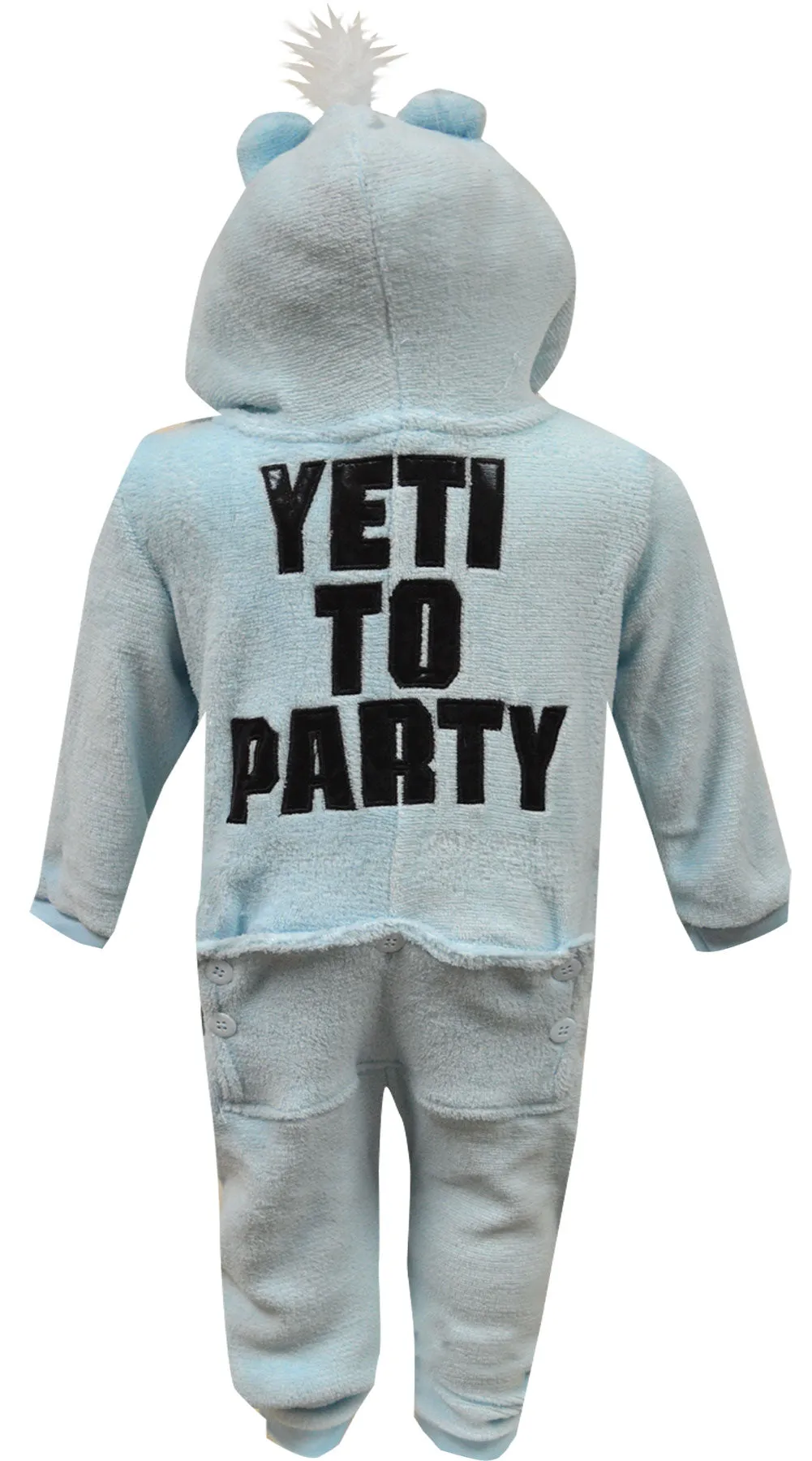Abominable Snowman Yeti to Party Toddler Blanket Sleeper