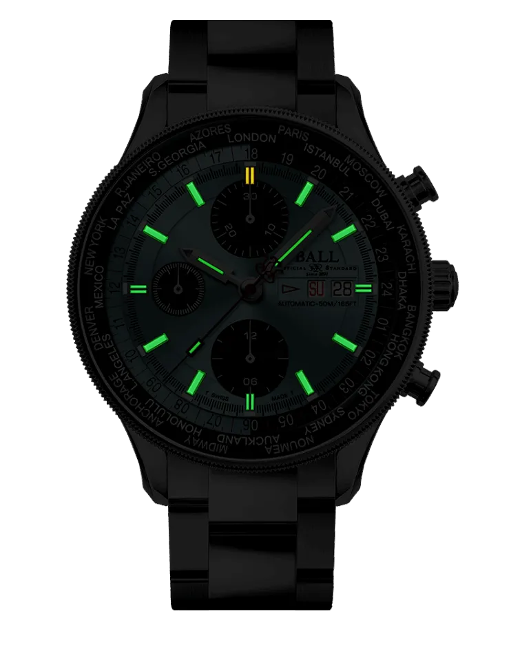 BALL Engineer II Navigator World Time Chronograph (44mm) CM3388D-S1-SLBK
