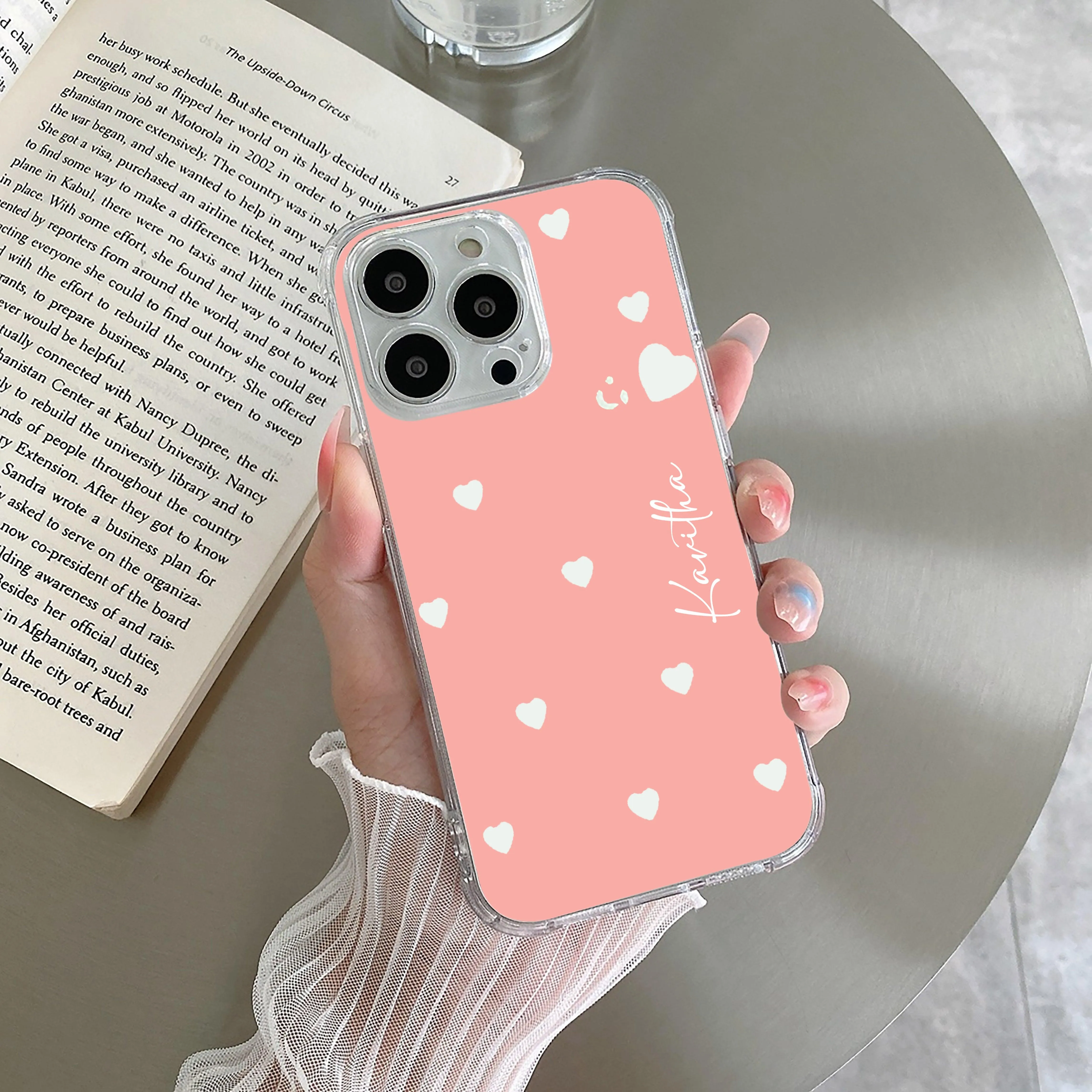 Be Loved Customize Transparent Silicon Case Peach For Redmi/Xiaomi