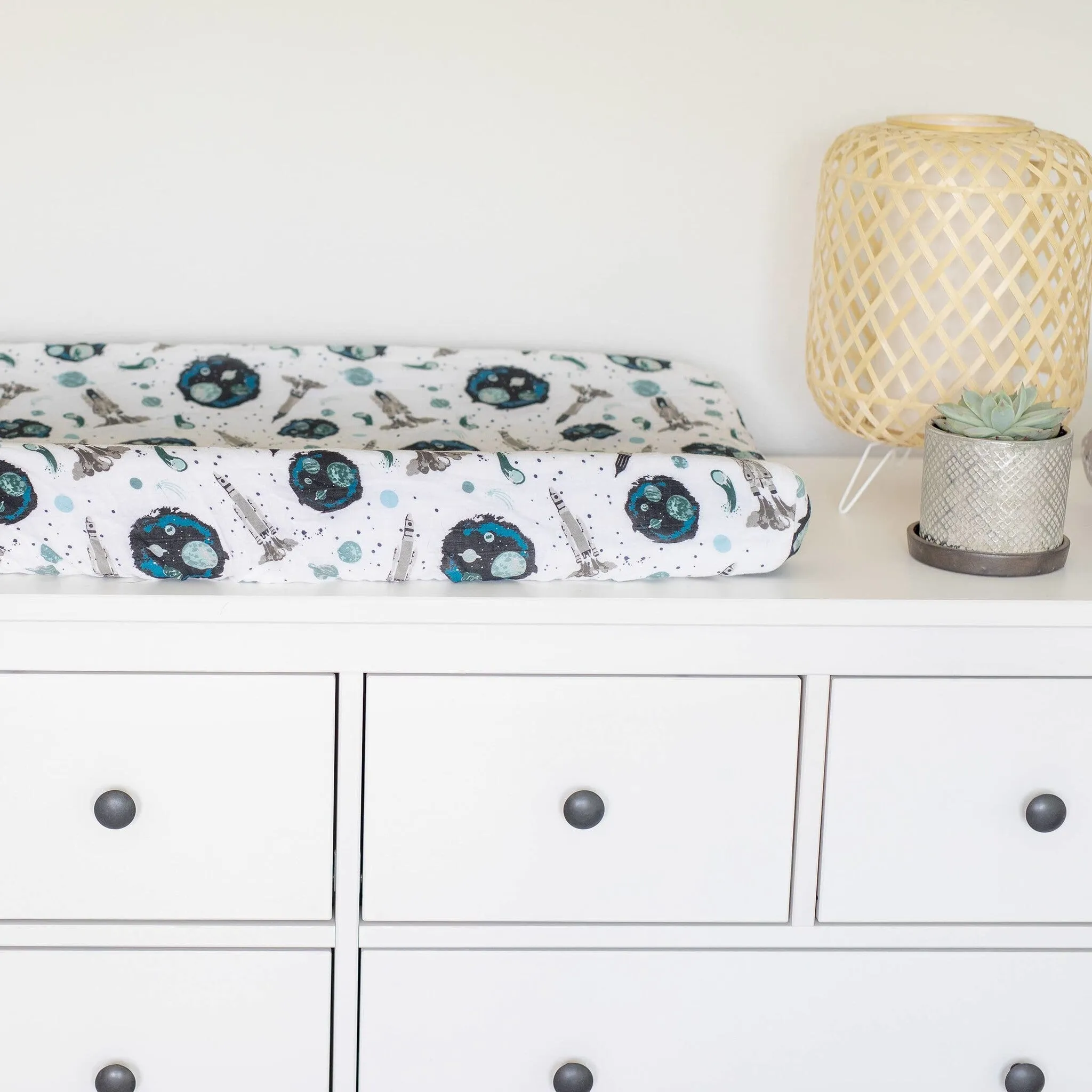Bebe Au Lait Oh-So-Soft Muslin Changing Pad Cover