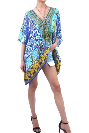Blue  Women's Kaftan Short
