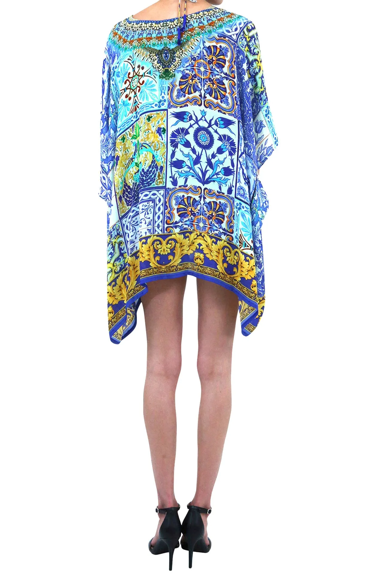 Blue  Women's Kaftan Short