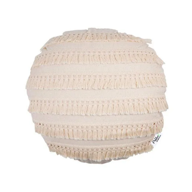 Bohemian Bliss: Tassel-Embellished Moroccan Cushion Cover