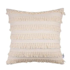 Bohemian Bliss: Tassel-Embellished Moroccan Cushion Cover