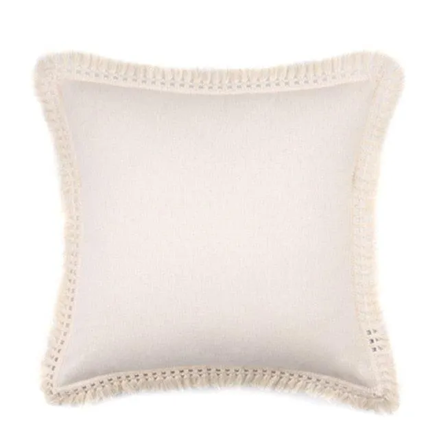 Bohemian Bliss: Tassel-Embellished Moroccan Cushion Cover