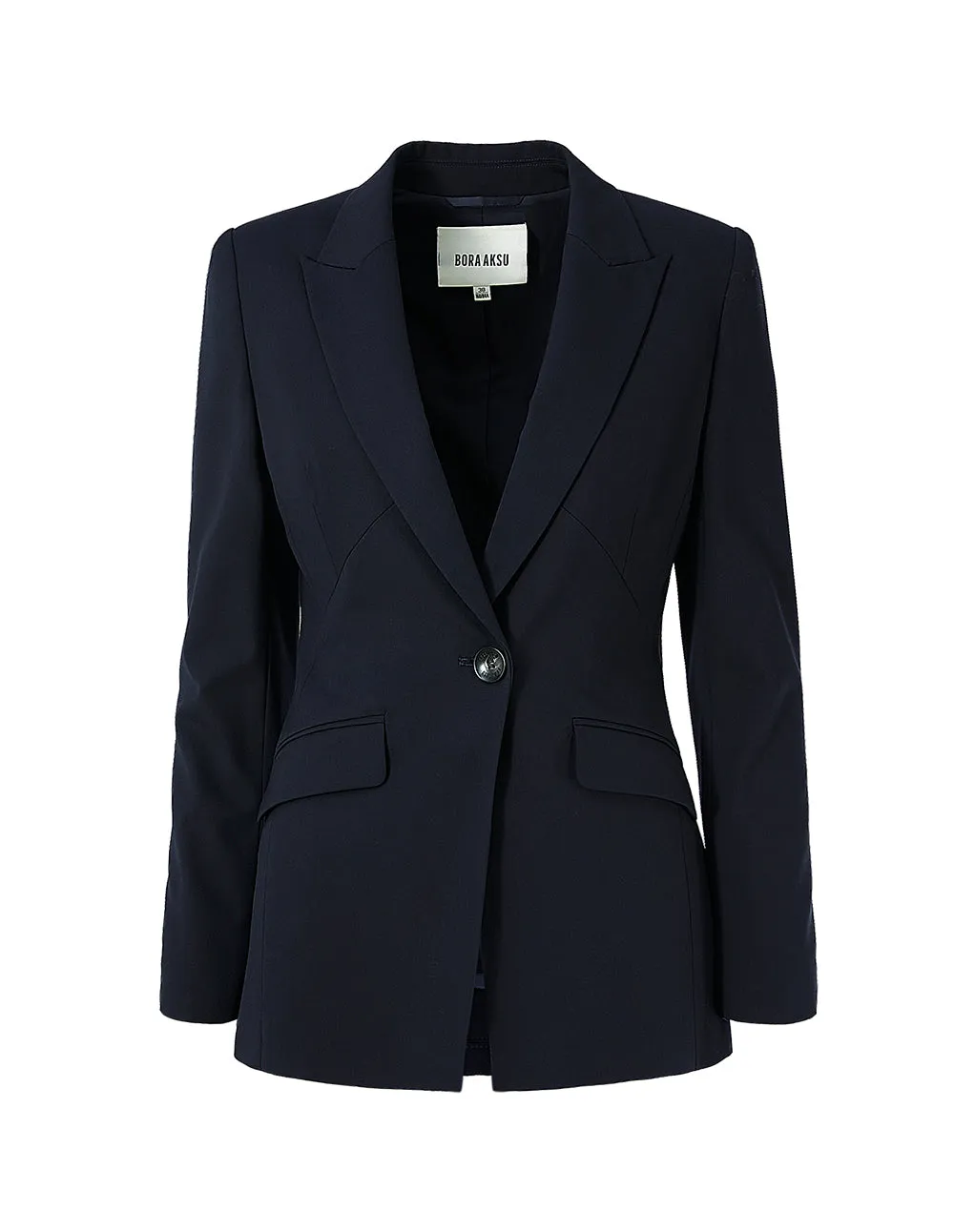 BORA AKSU Peak Label Single-Breasted Slim-Fit Blazer