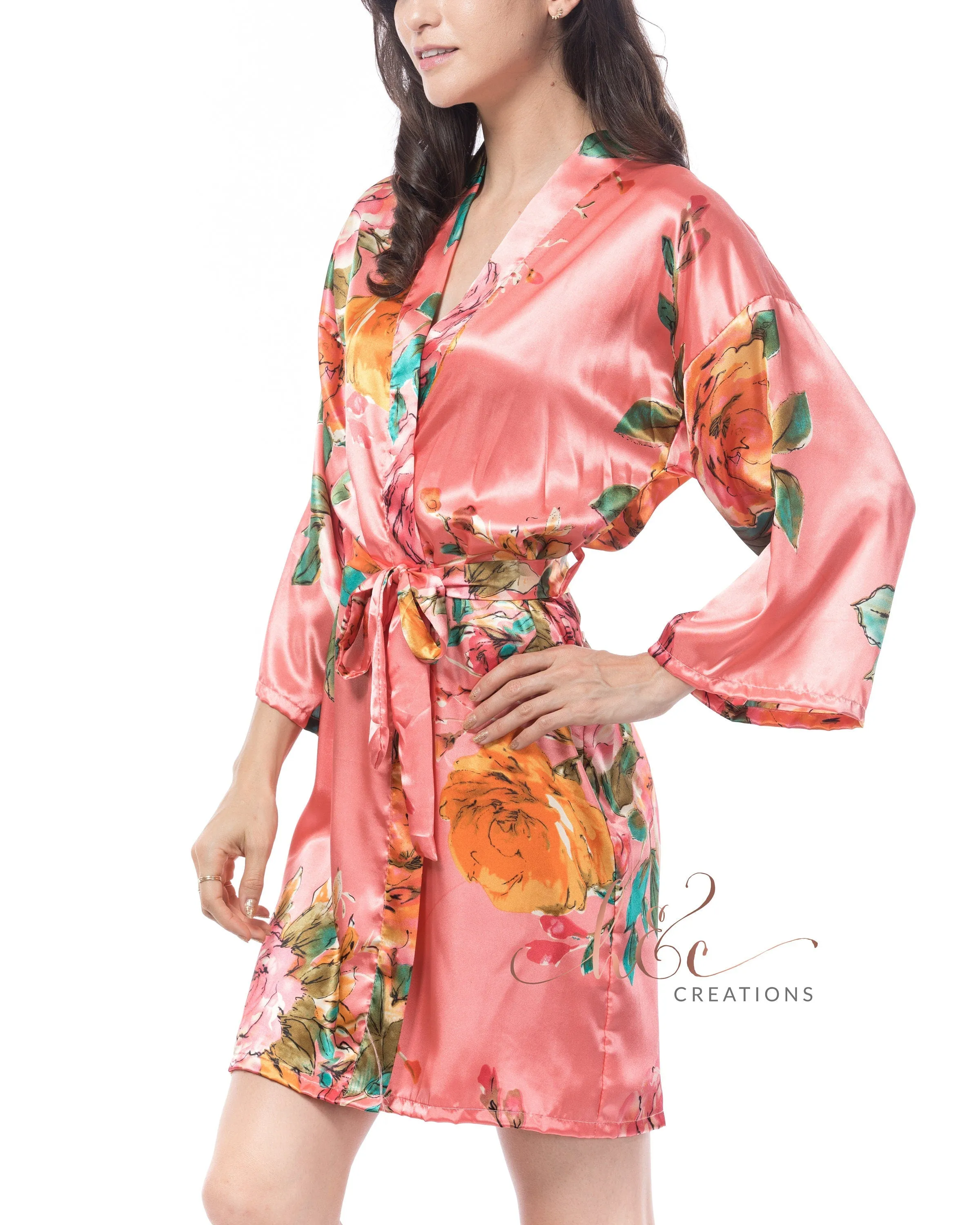 Bridesmaid Robes, Bridesmaid Gifts, Bridesmaid Proposal, Monogram Robe, Getting Ready Robes, Bridal Party Robes, Bride Robe, Silk Robes