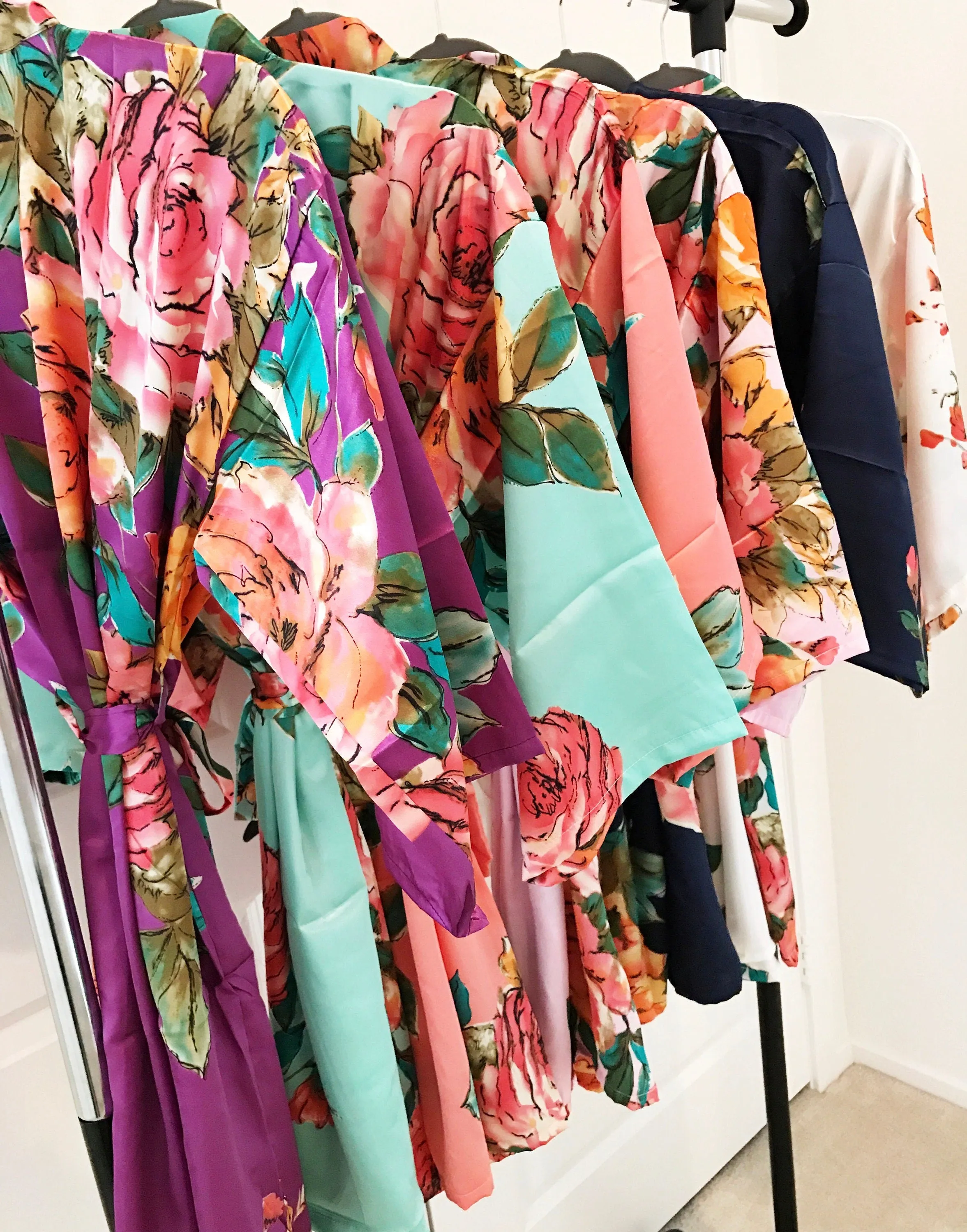 Bridesmaid Robes, Bridesmaid Gifts, Bridesmaid Proposal, Monogram Robe, Getting Ready Robes, Bridal Party Robes, Bride Robe, Silk Robes