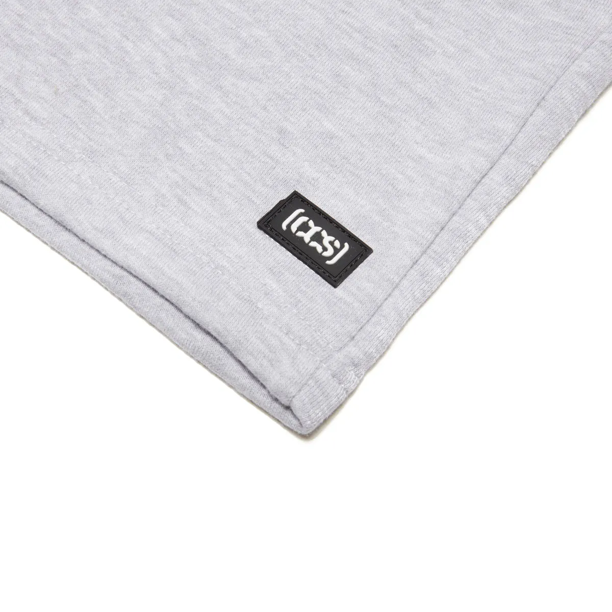CCS Logo Rubber Patch Sweat Shorts - Heather Grey