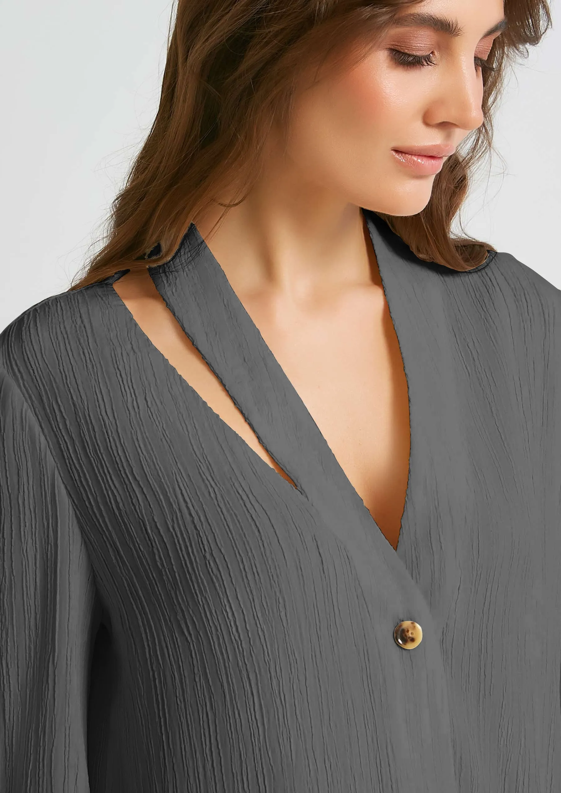 Chic Elegant Kaftan (Grey)