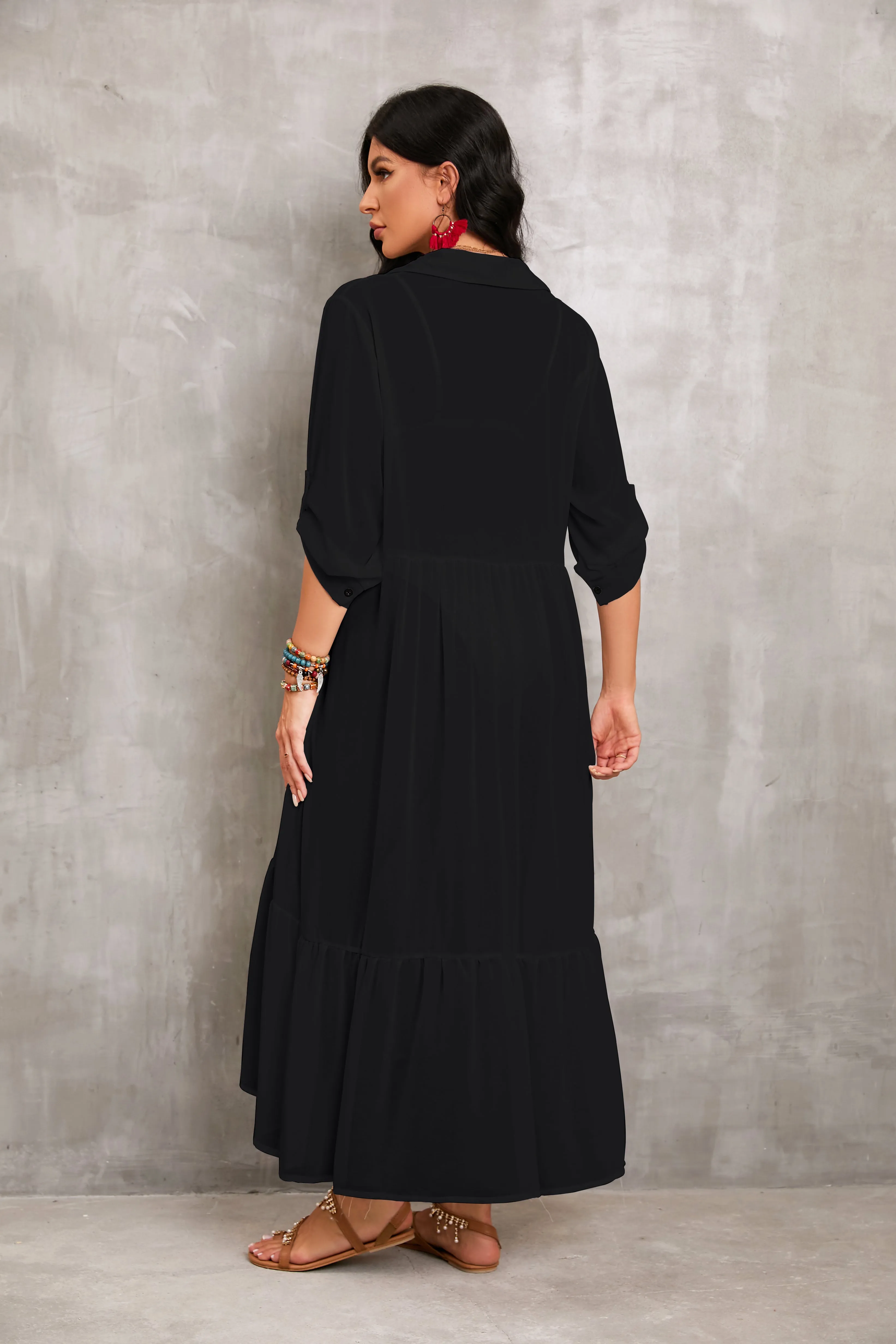 Chic Women's Beachwear Long Kaftan Swimsuit Cover Up
