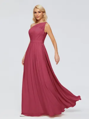 Cinnamon Rose Bridesmaid Dresses Arabella One Shoulder Sash Bridesmaid Dresses