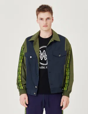 Colorblock Olive Green Jacket