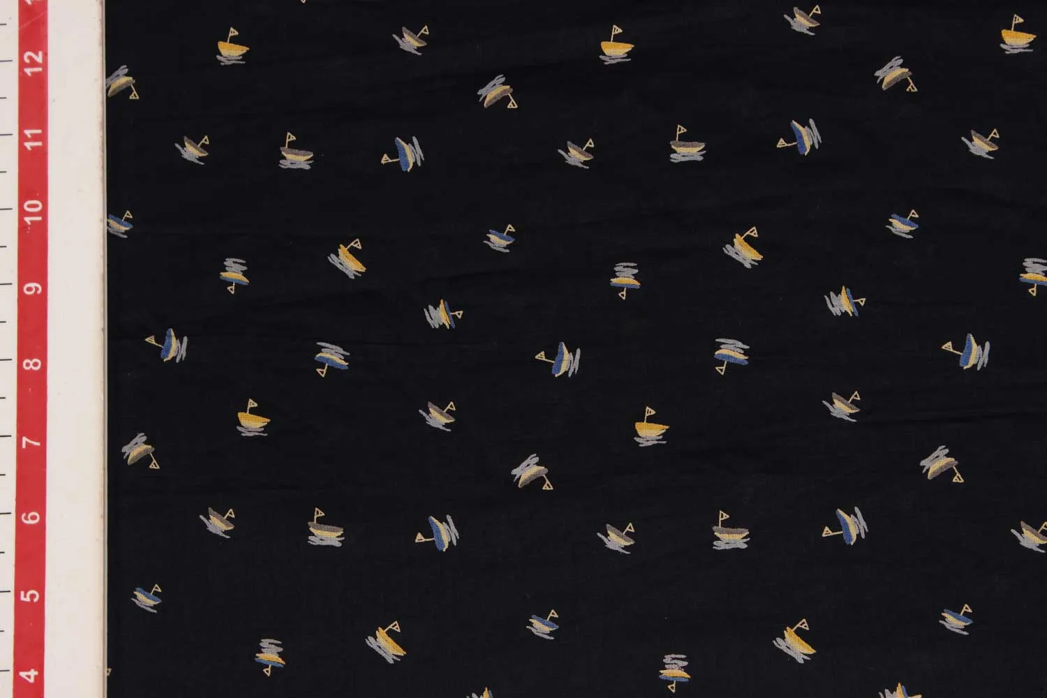 Dark Navy Blue Cotton Voile Fabric