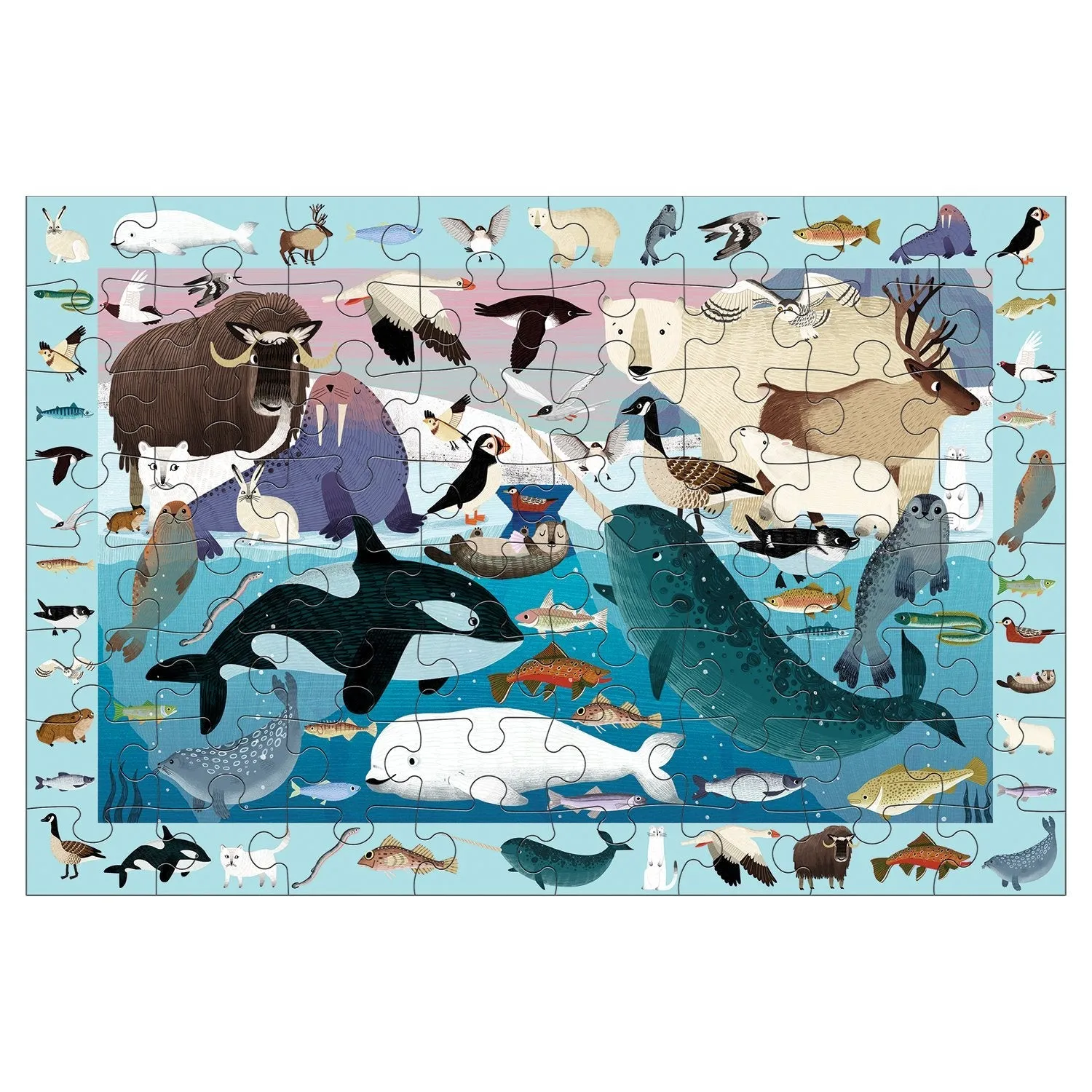 Discover Arctic Wonders: Explore Stunning Life Scenes with the Frosty Quest Puzzle Adventure