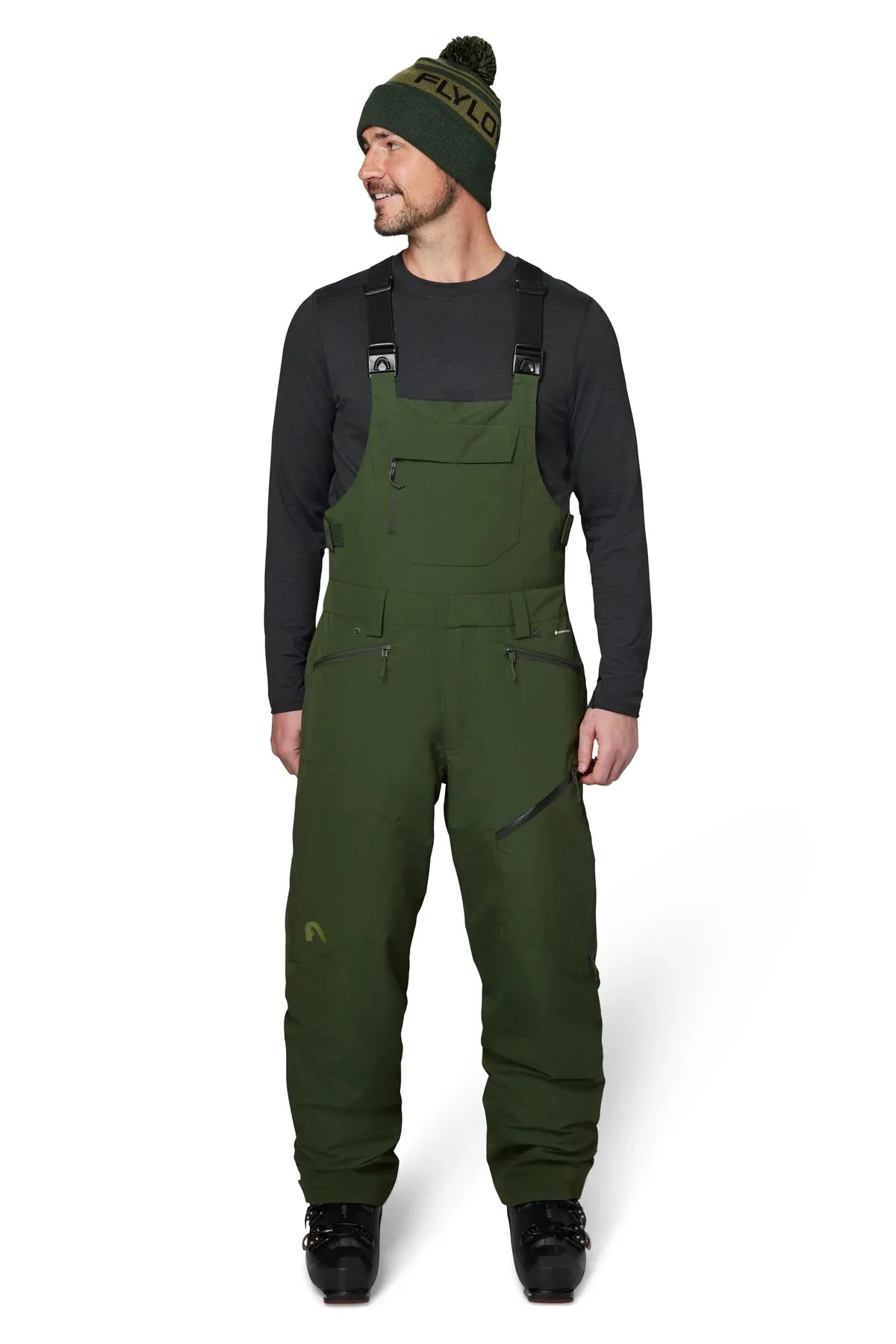 Flylow Snowman Bib - Men's 2025 | Waterproof, Insulated Ski & Snowboard Pants