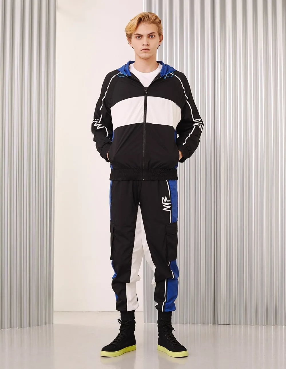 Gerald Black Zip Up Hoodie Sport Jacket