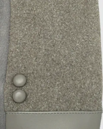 Gloves-Suede Leatherette Insulated Two Buttons Gloves Grey | GREY