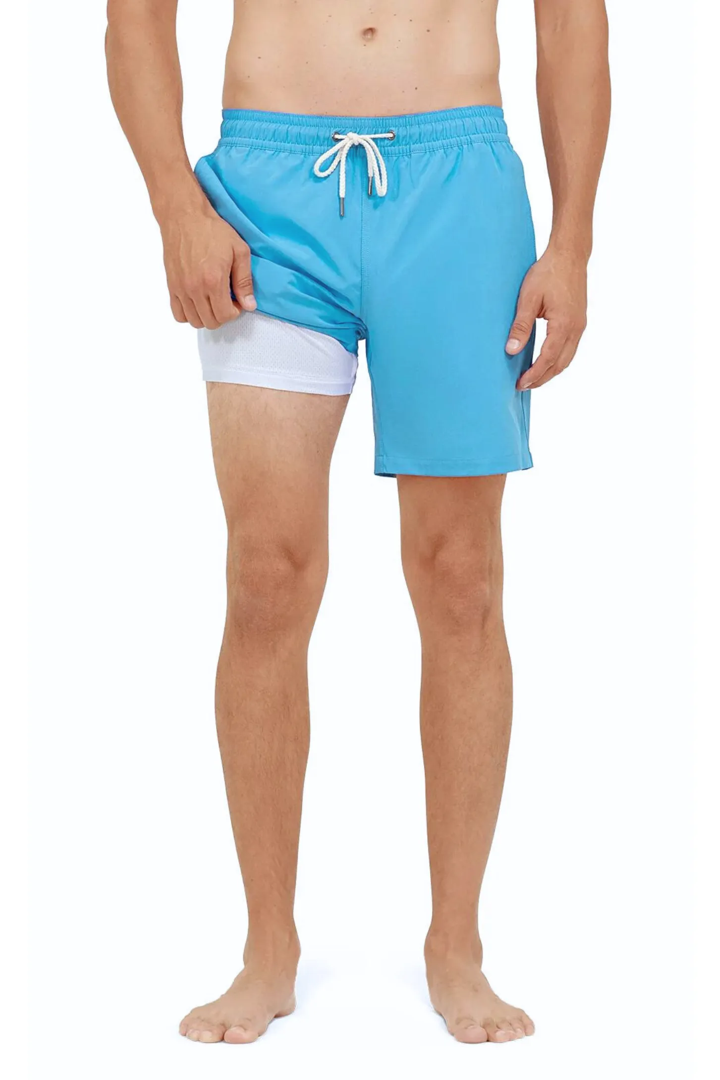 HAWAIIAN BLUES SWIM SHORTS