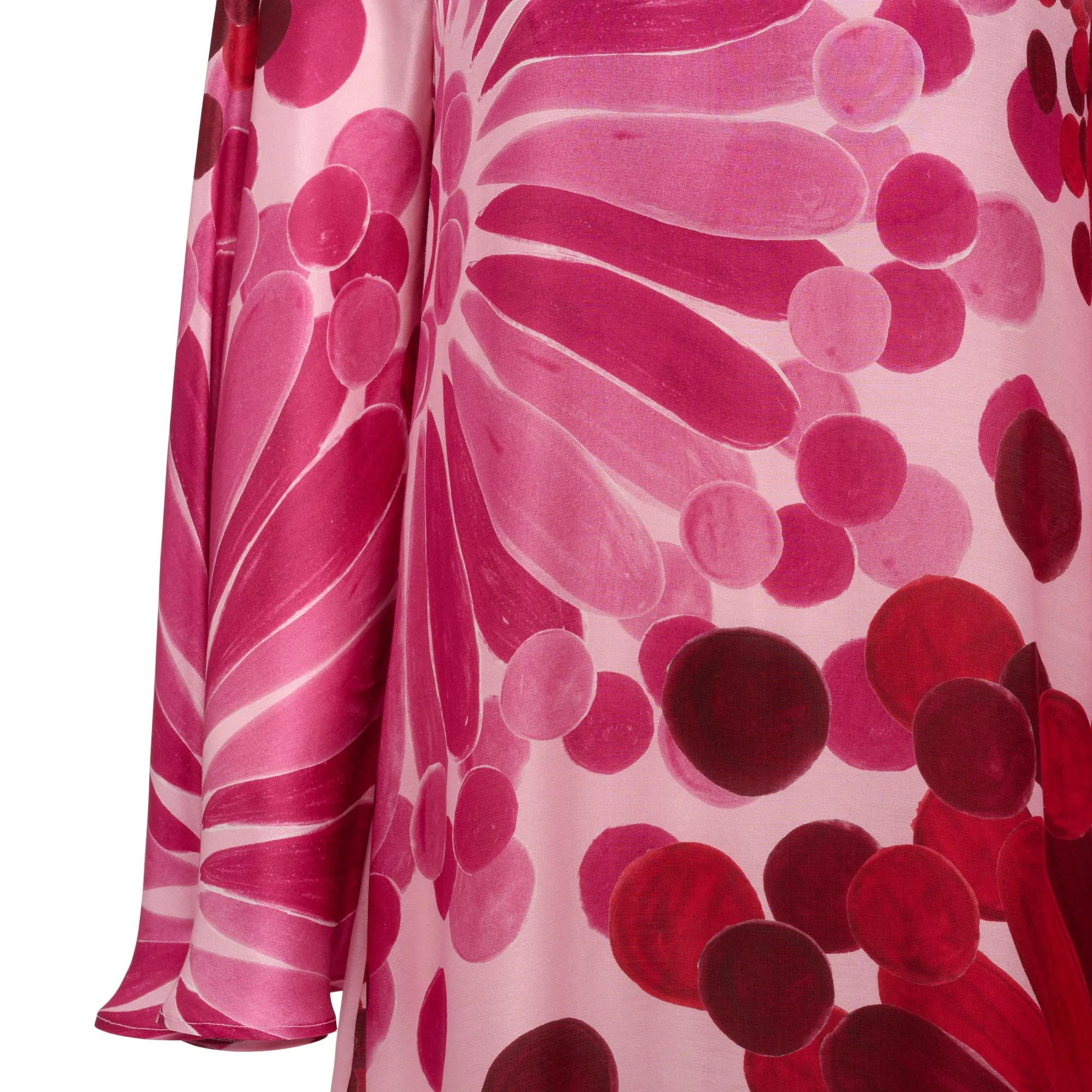 Helios Silk Blend Maxi Kaftan