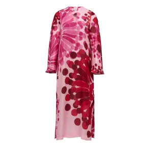 Helios Silk Blend Maxi Kaftan