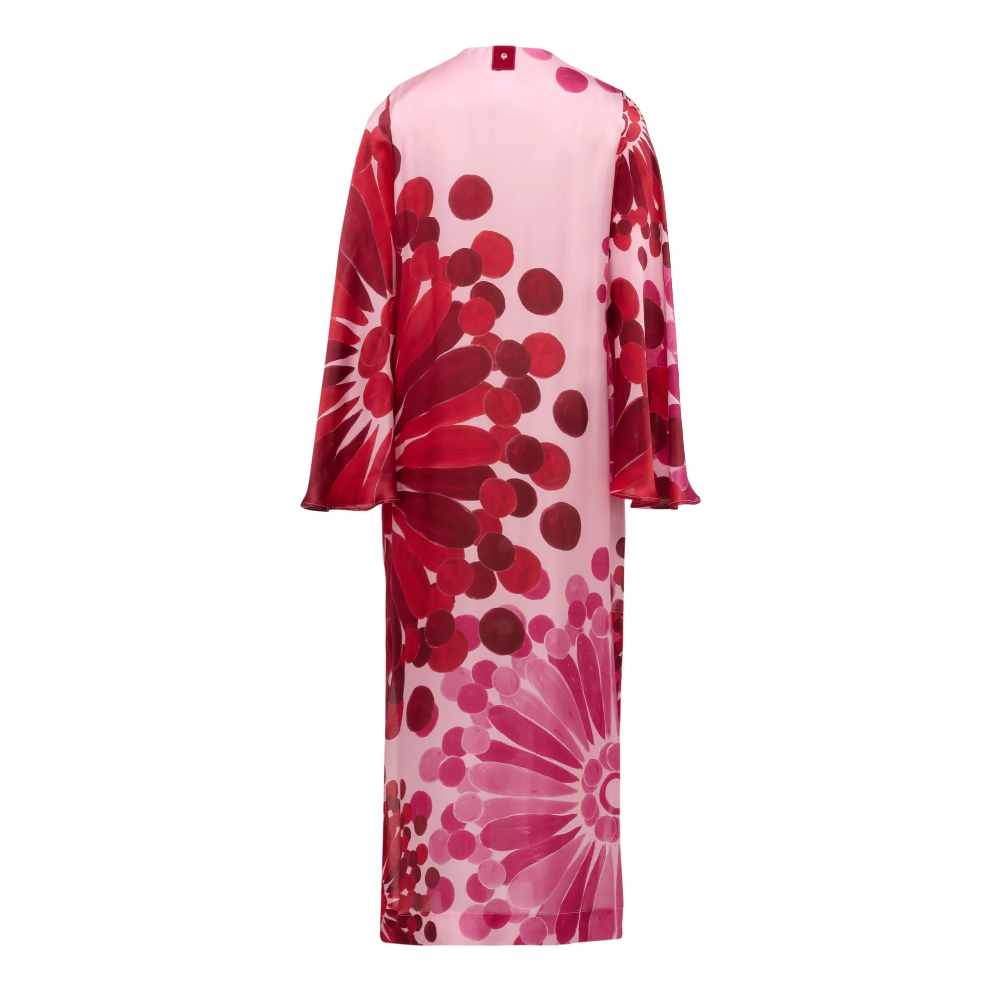 Helios Silk Blend Maxi Kaftan