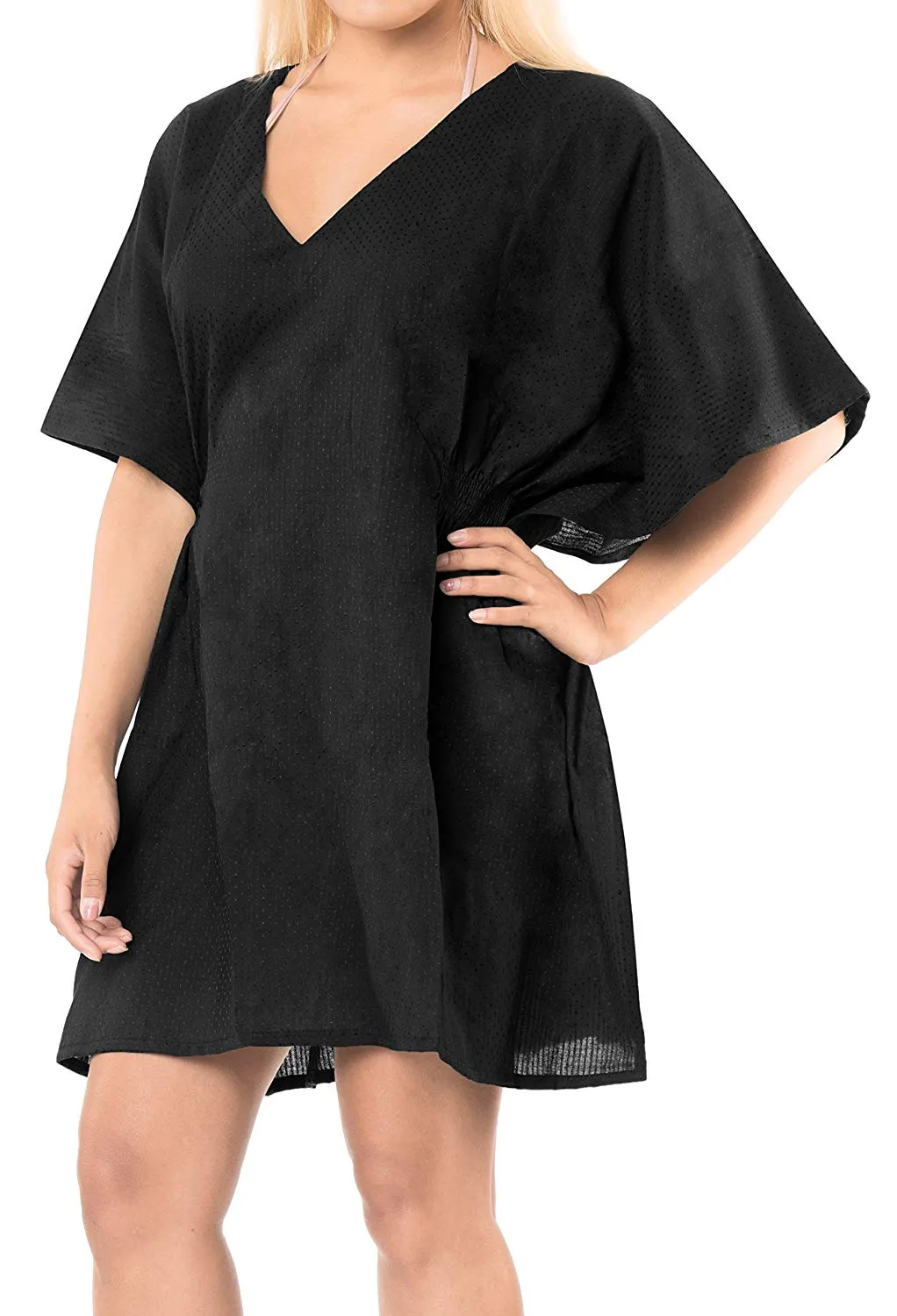 LA LEELA Bikini Swim Beach wear Swimsuits Cover ups Women Kimono Dress Printed