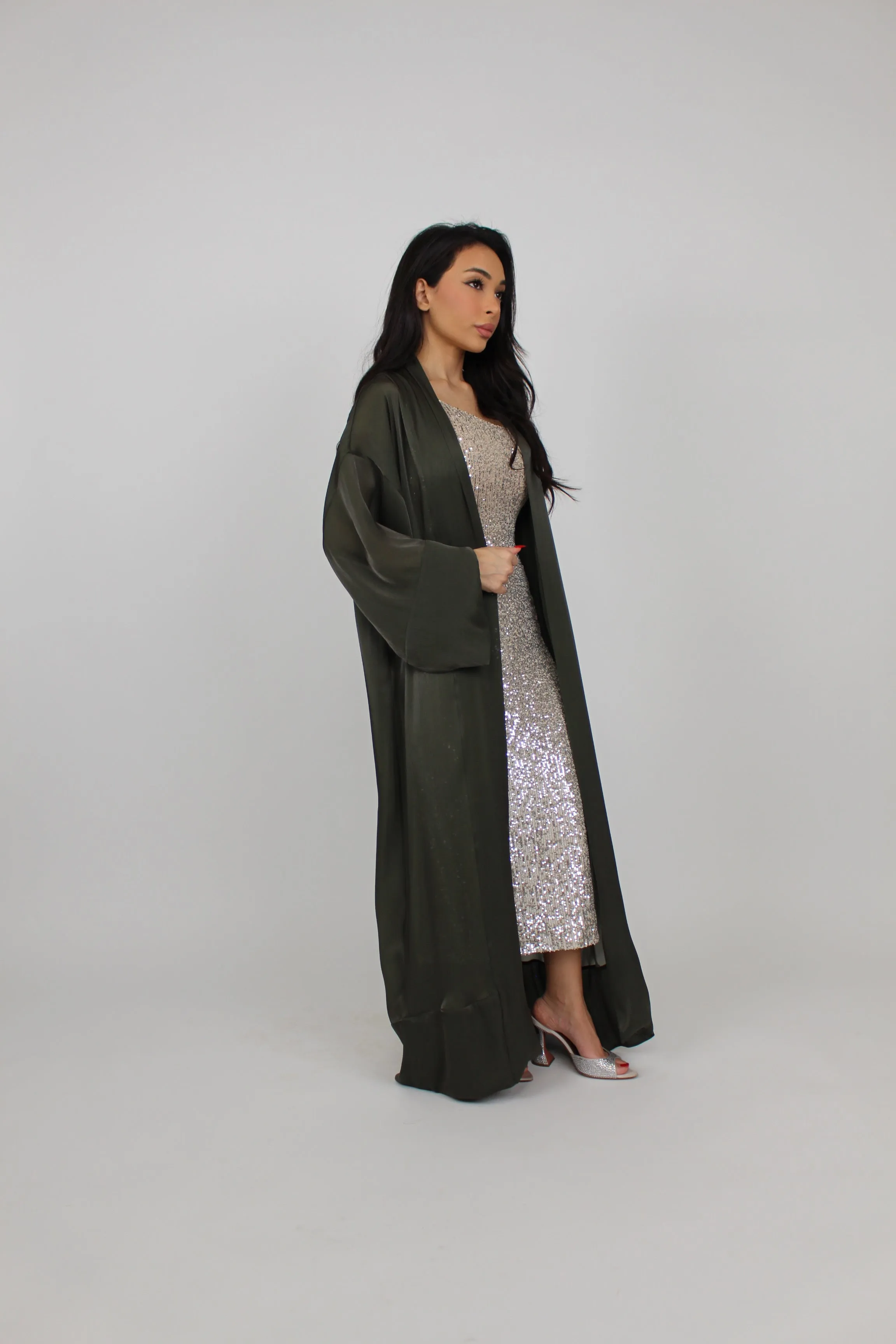 LAYALI OLIVE KAFTAN