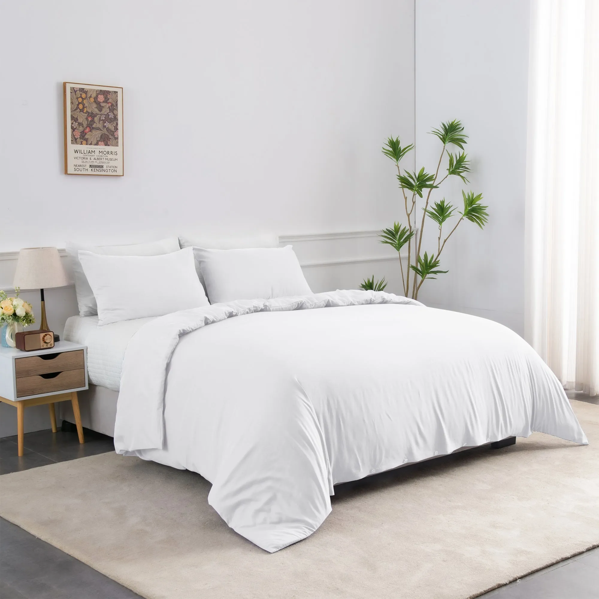 LINENOVA Bamboo Blend Bedding Quilt Cover set