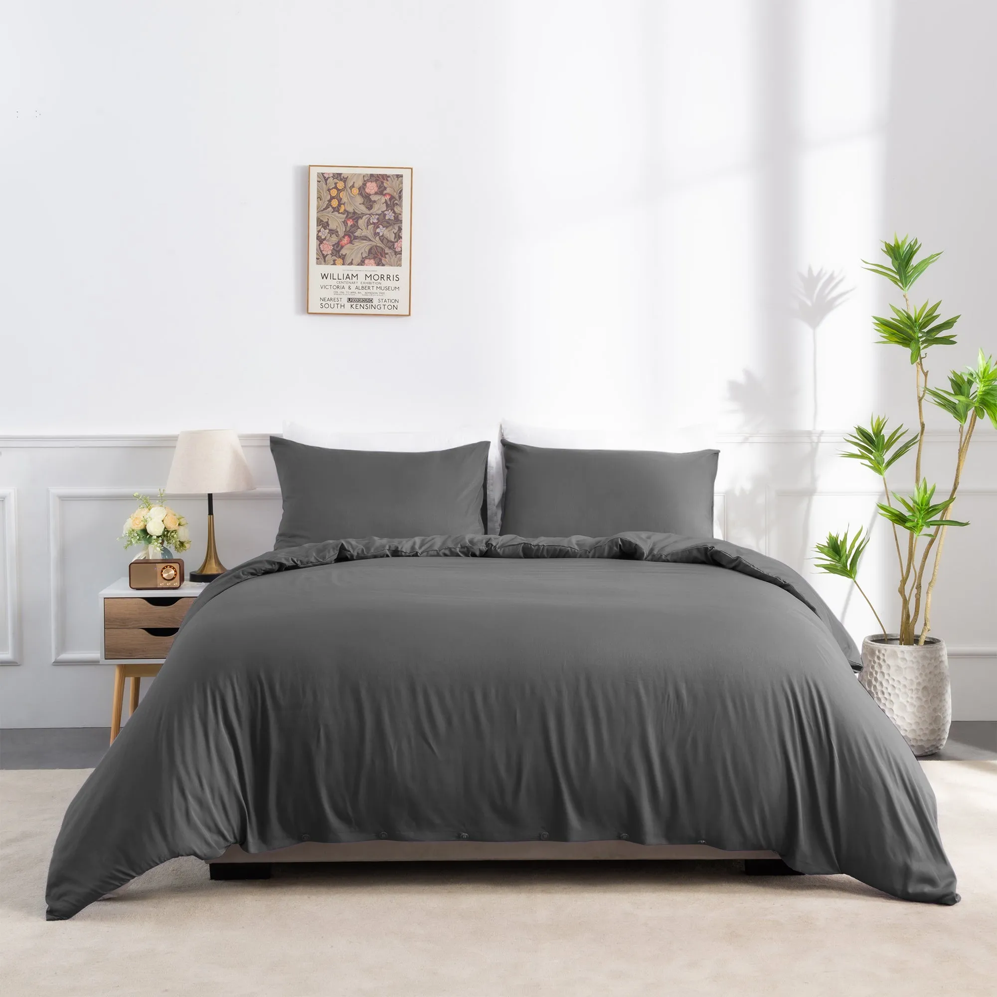 LINENOVA Bamboo Blend Bedding Quilt Cover set