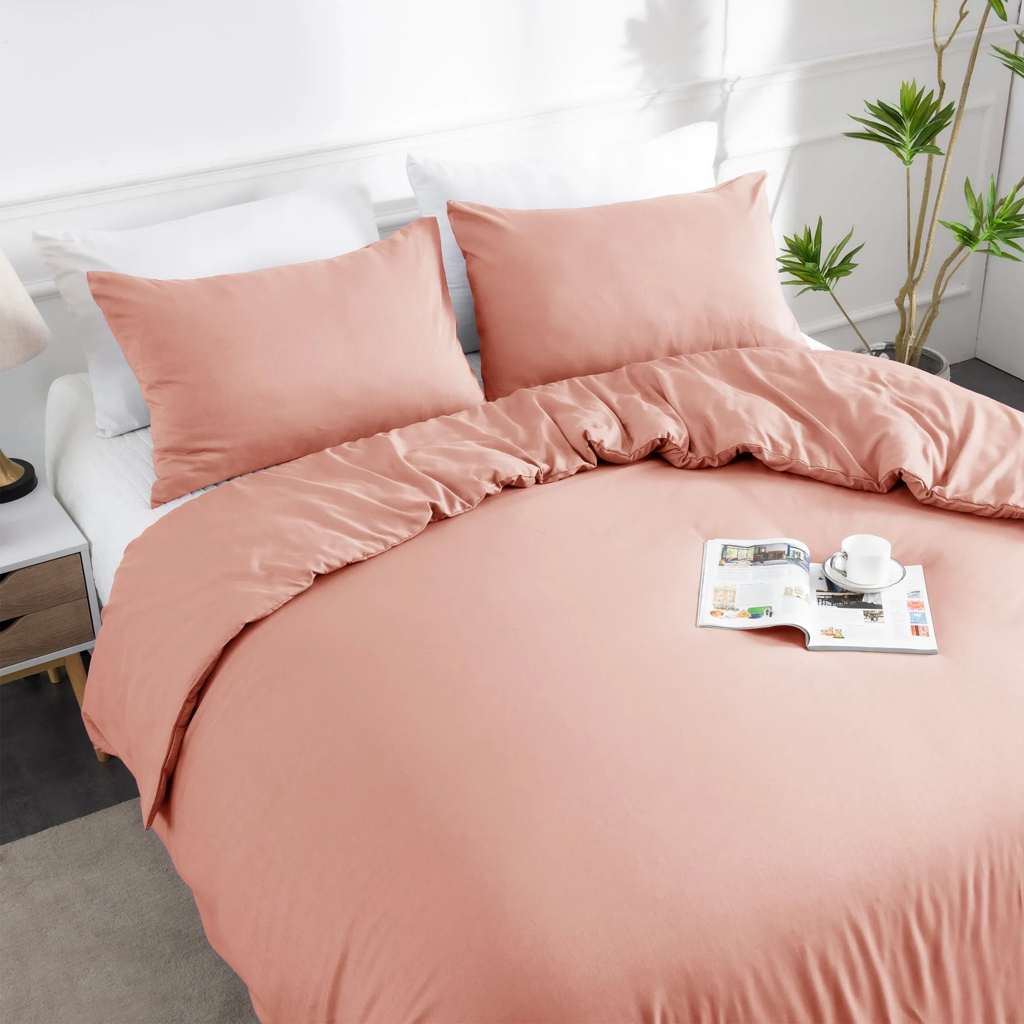 LINENOVA Bamboo Blend Bedding Quilt Cover set