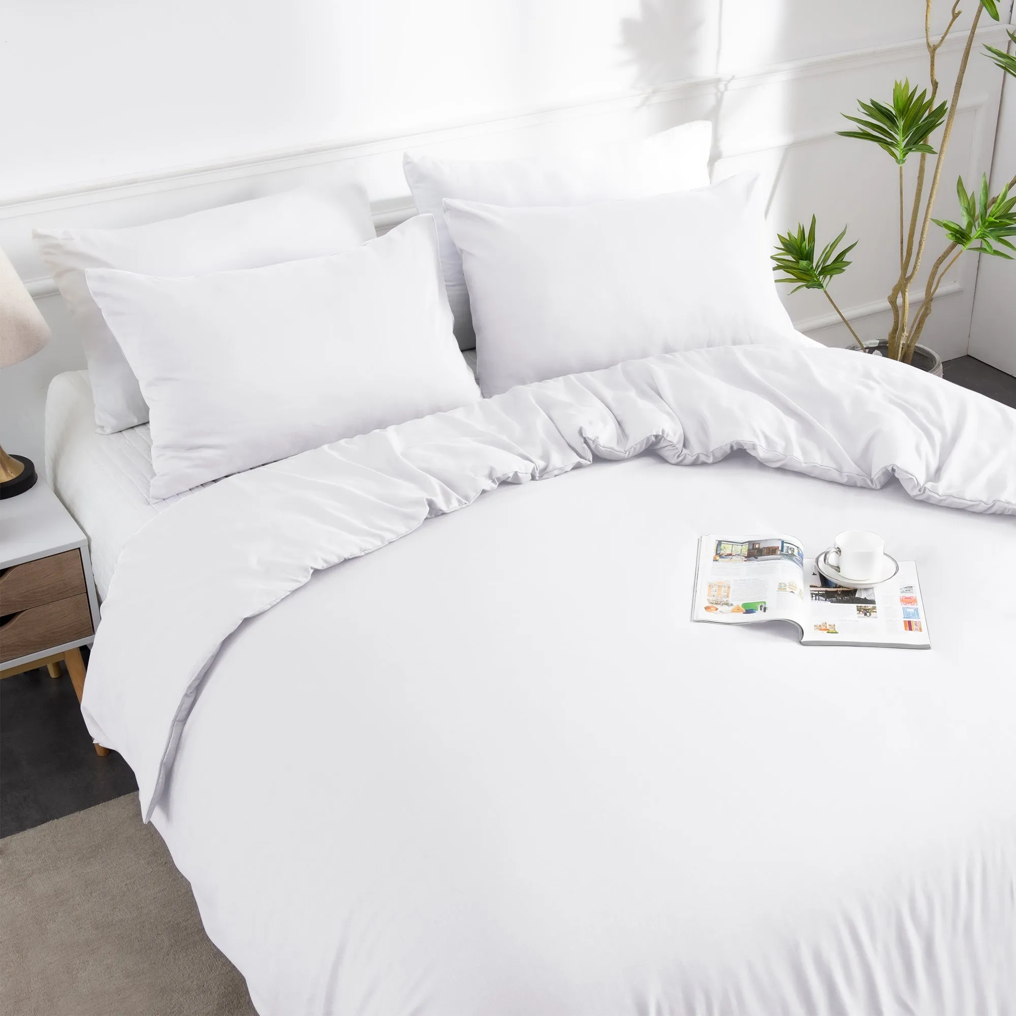 LINENOVA Bamboo Blend Bedding Quilt Cover set