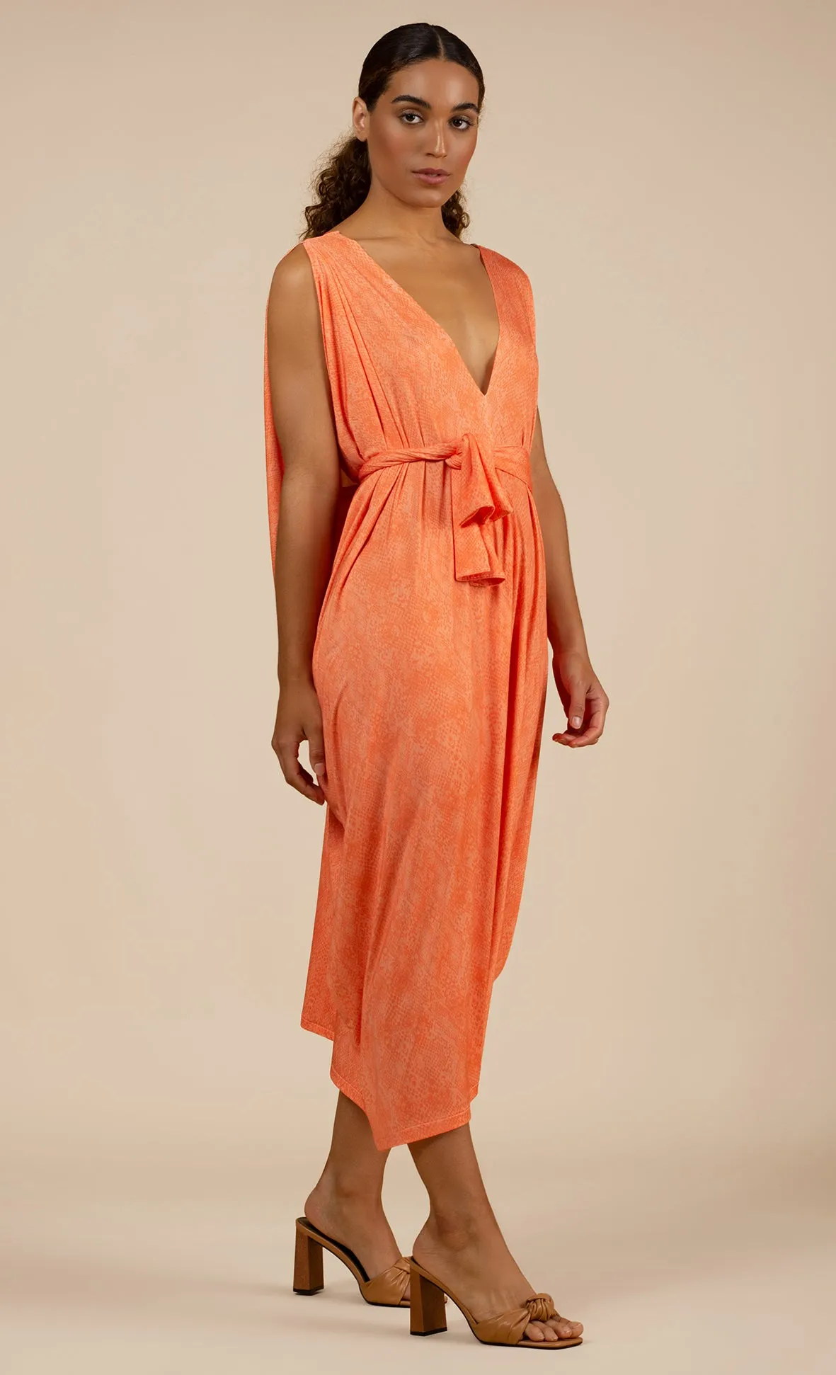 MAYA KAFTAN DRESS PYTHON