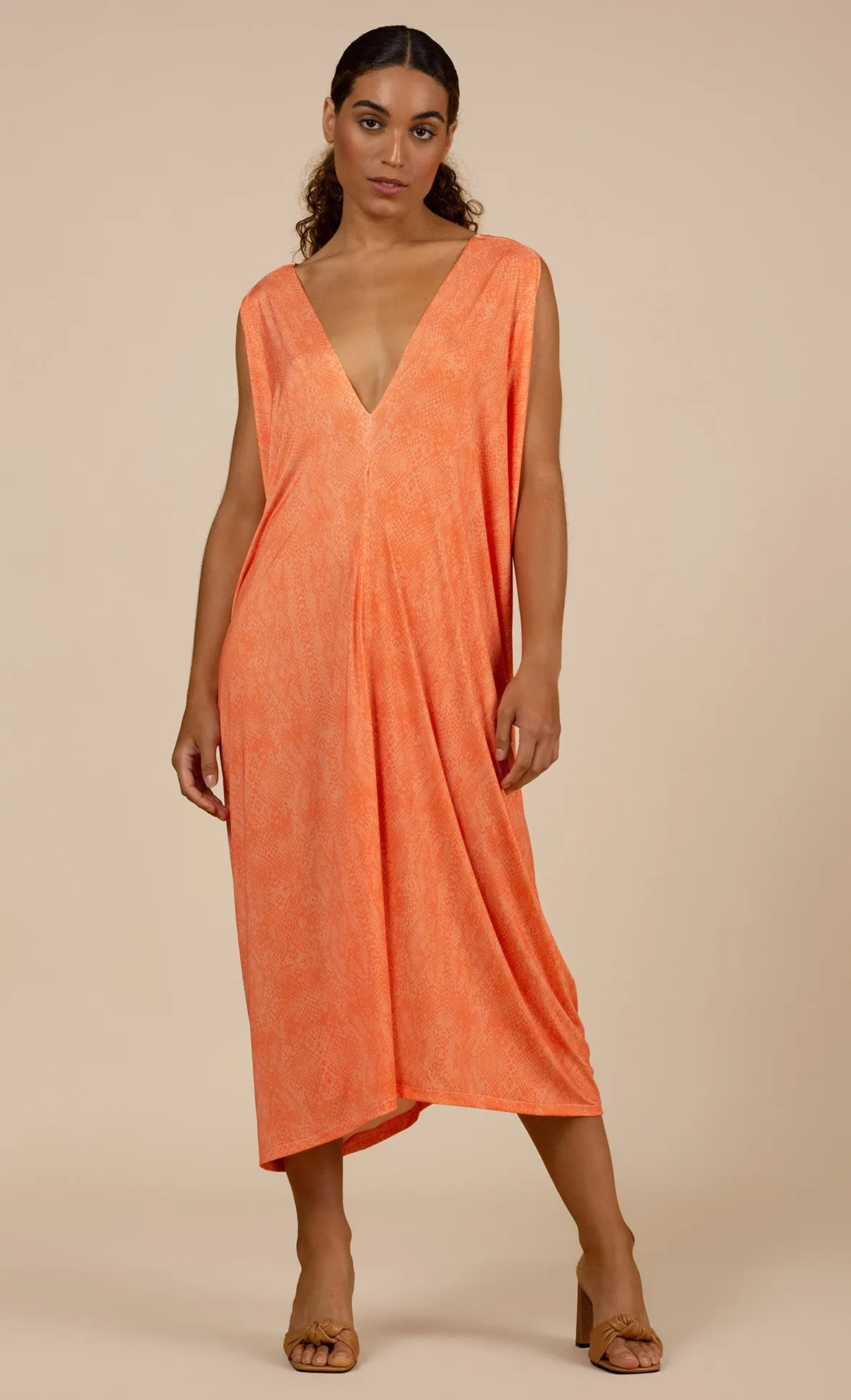 MAYA KAFTAN DRESS PYTHON
