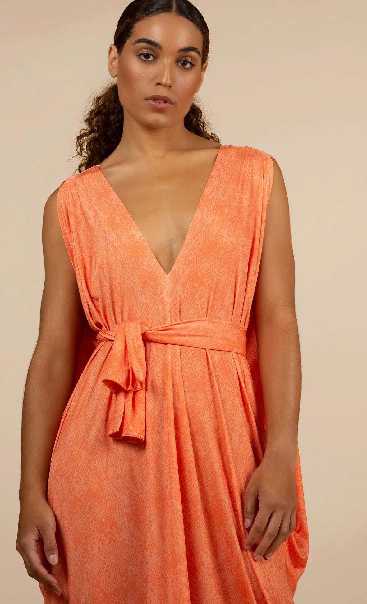 MAYA KAFTAN DRESS PYTHON