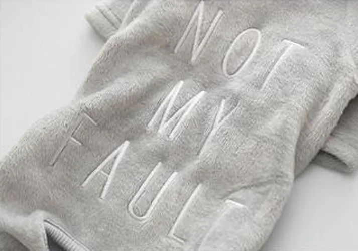 'Not My Fault' Baby Bear Pajamas