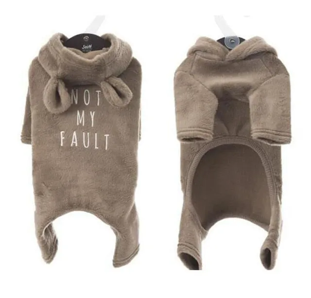 'Not My Fault' Baby Bear Pajamas
