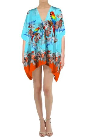 Orange Printed Kaftan Top