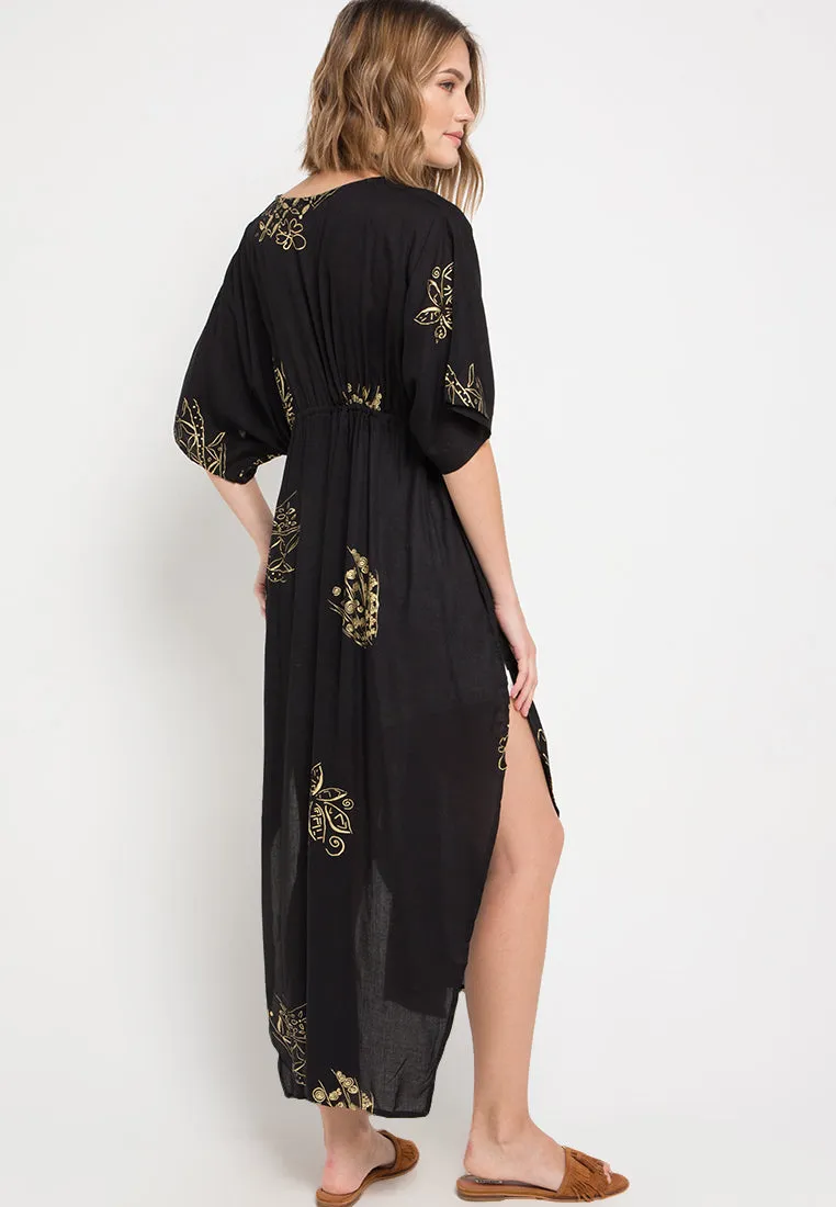 Patricia Maxi Kaftan - Golden Sketch
