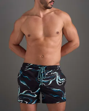Resort Swim Short - Black Sand