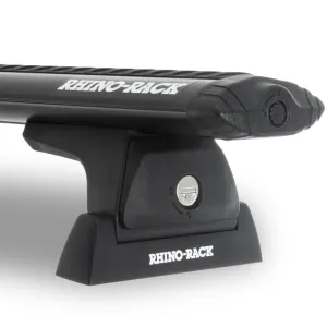 Rhino-Rack Vortex RLT600 Ditch Mount Black 2 Bar Roof Rack | 2005-2023 Toyota Tacoma