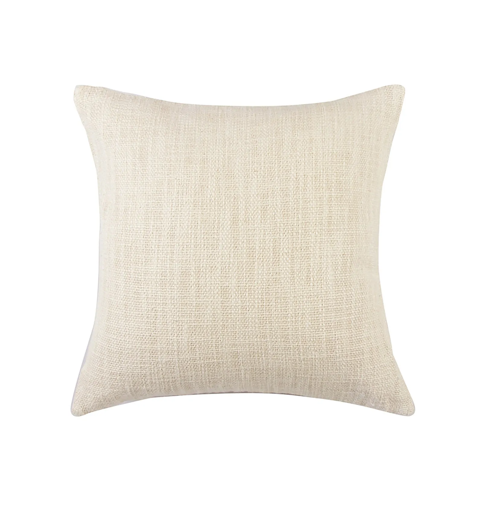 Set of 5 Serene Leaf Hand Embroidery with Ecru & Bling Gold Foil 40x40 CM Cushion Covers
