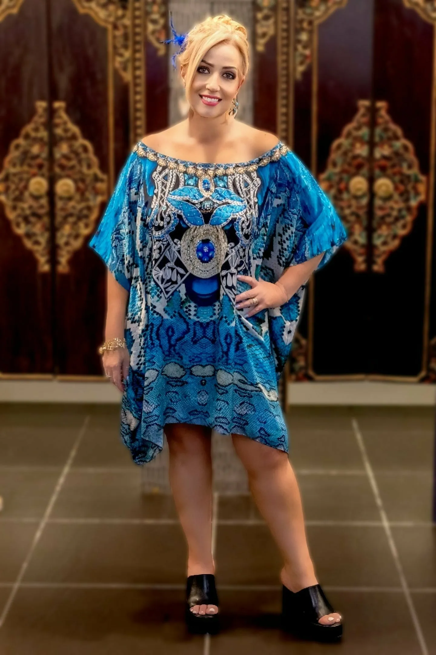 SHORT KAFTAN / TOP IN BOX