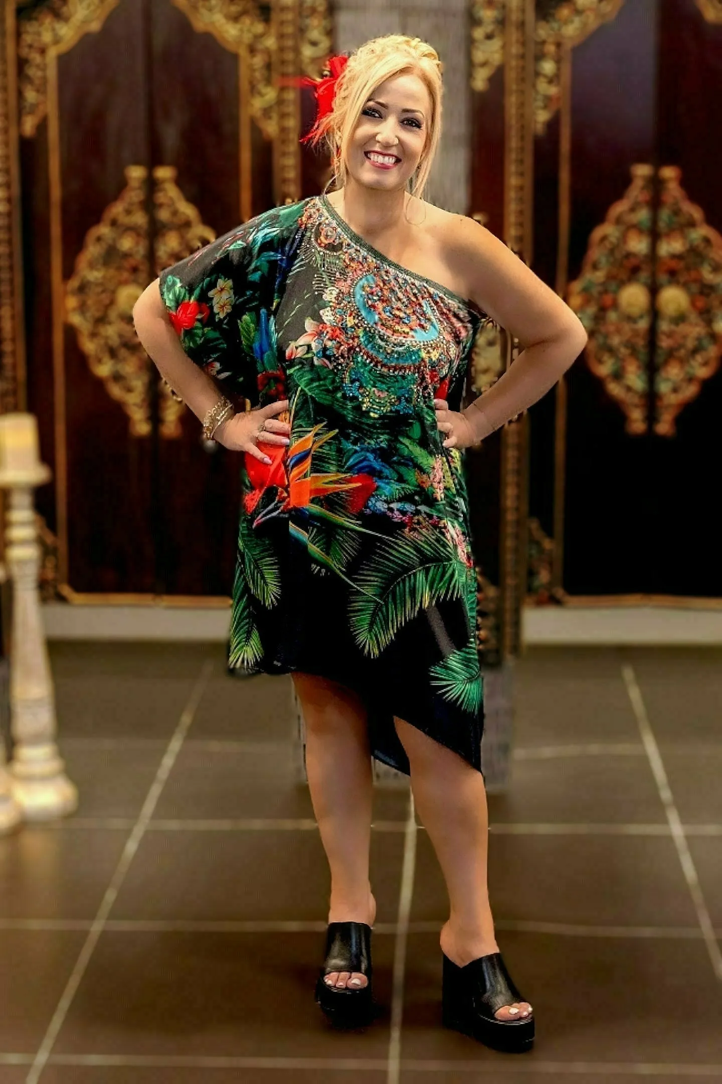 SHORT KAFTAN / TOP IN BOX