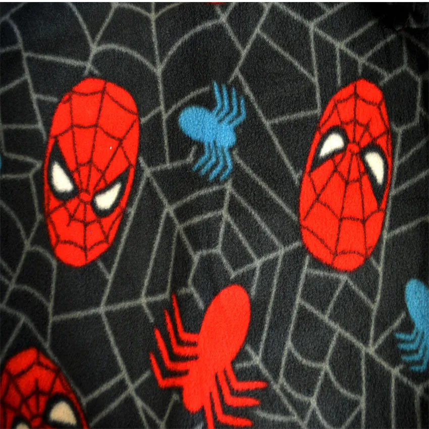 Spiderman Fleece Toddler Blanket Sleeper Footie Pajamas