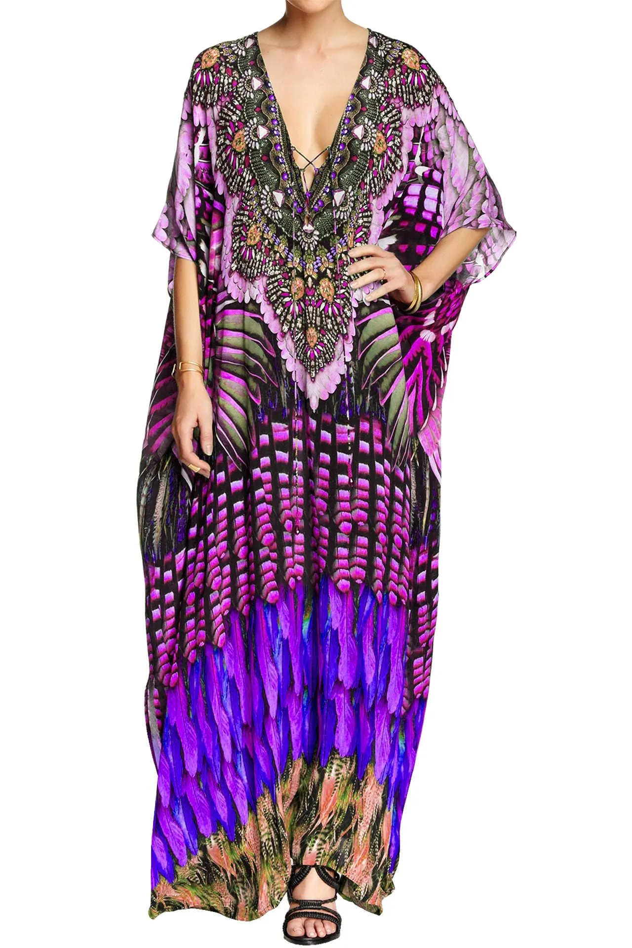 Summer Kaftan Vacation Wear Dresses