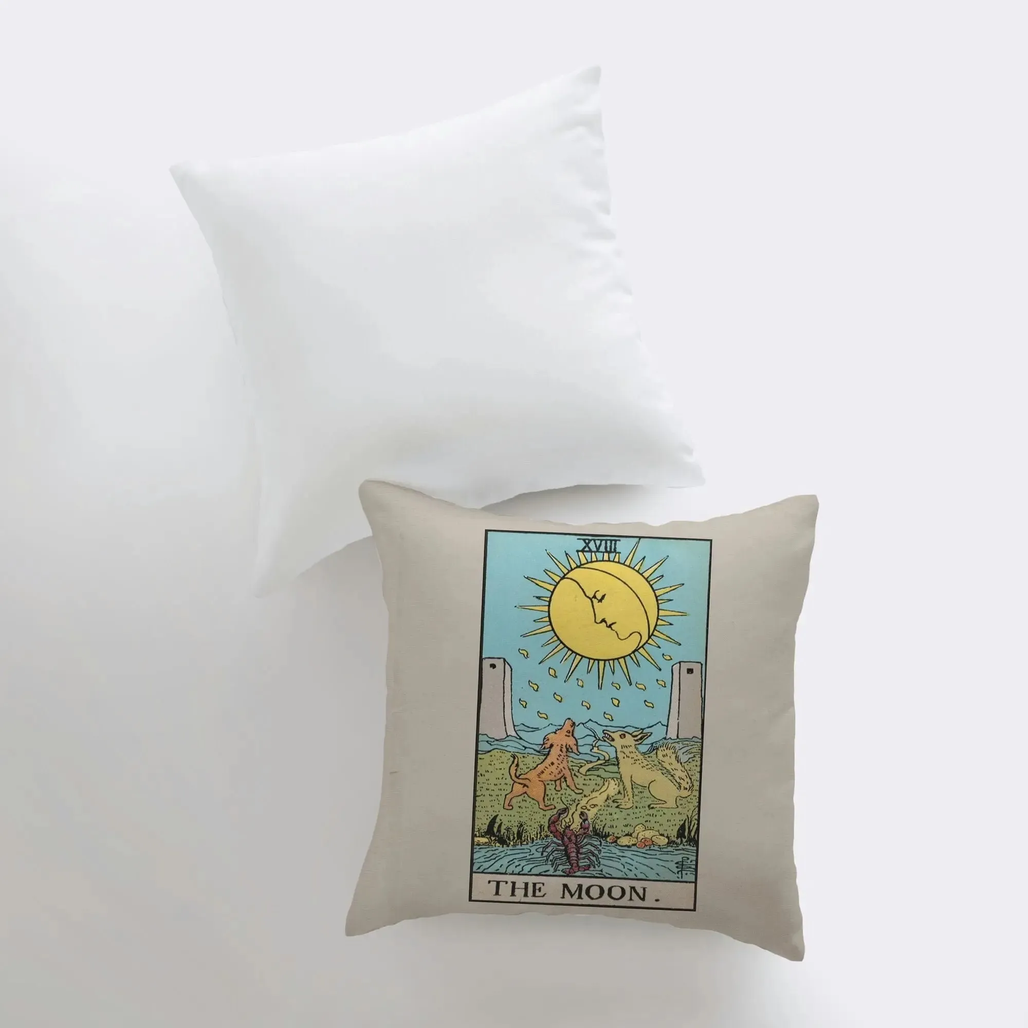 Tarot Card | The Moon | Zodiac | Astrology | Throw Pillow  | Map of the Stars | Home Decor | Room Decor | Astrology Sign
