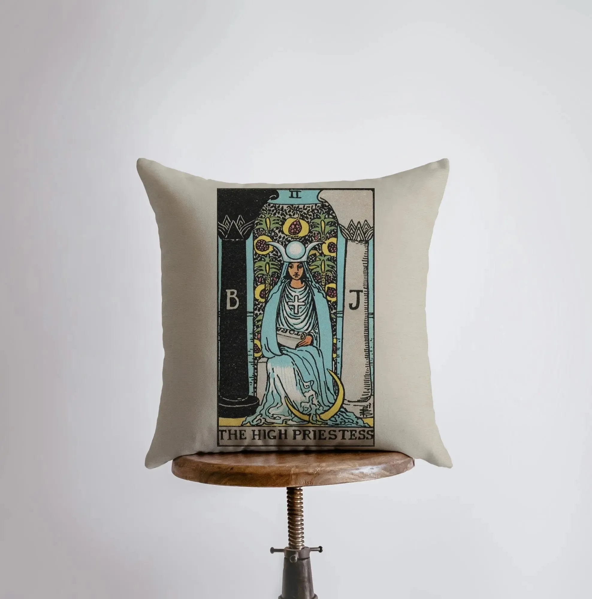 Tarot Card | Zodiac | The High Priestess | Astrology | Throw Pillow  | Map of the Stars | Home Decor | Room Decor | Astrology Sign