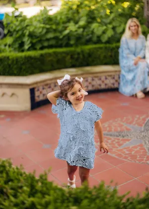 The Ella Kaftan Mini - Powder Blue by Tela Mercantile (HerStory Exclusive)